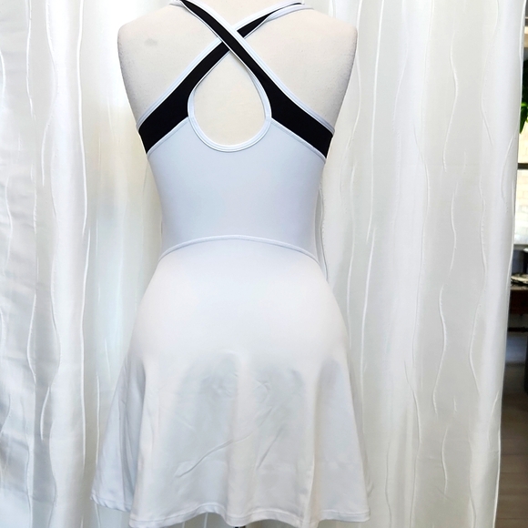 Black and White Athletic Dress - Picture 2 of 4
